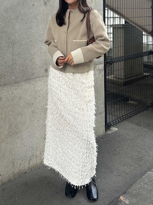 セール】ゴールドボタン配色カラーニットカーディガン（カーディガン