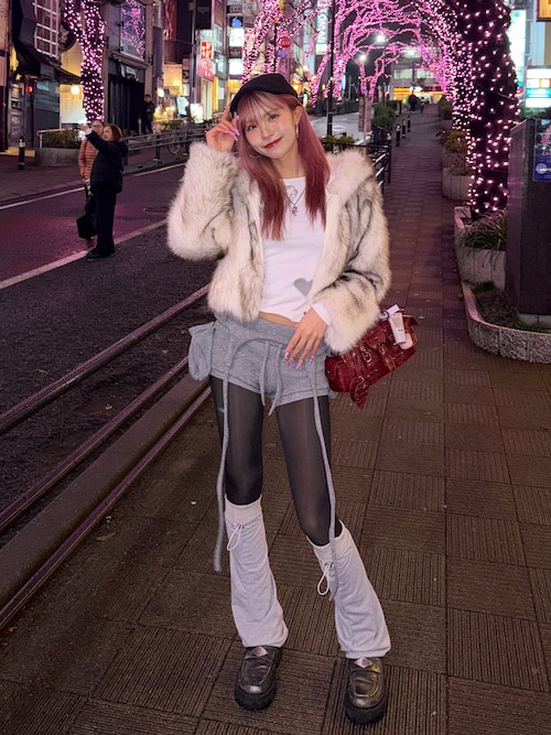 Port / ポート 】 ボリューム スウェット レッグウォーマー #（レッグ