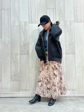 𝑨𝒀𝑨𝑵𝑬さん(レディース・154cm)の冬コーディネート