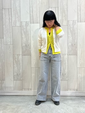 「Q（キュー）のアイテム」を使った、AYANEさん（レディース・154cm）の春コーディネート