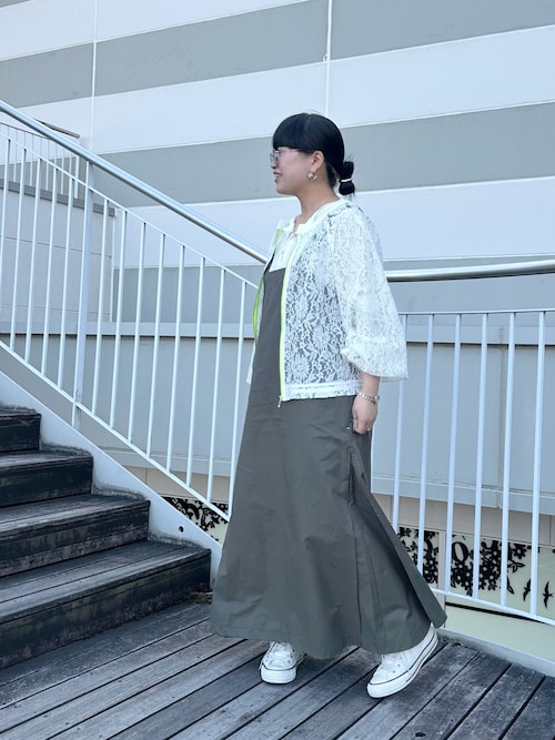 セール】シアーヘンリーネックプルオーバー（Tシャツ/カットソー）｜Q