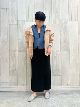 𝑨𝒀𝑨𝑵𝑬さん(レディース・154cm)の冬コーディネート