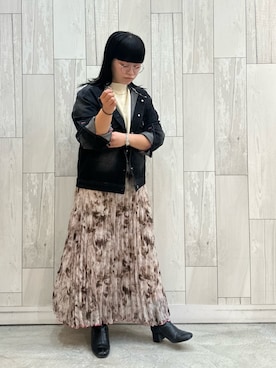 𝑨𝒀𝑨𝑵𝑬さん（レディース・154cm）の冬コーディネート