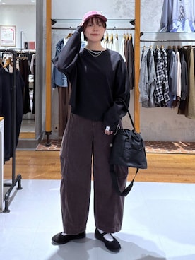 「LEPSIM（レプシィム）のアイテム（パンプス）」を使った、いつきさん（レディース・168cm）の秋コーディネート