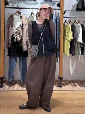 「LEPSIM（レプシィム）のアイテム」を使った、いつきさん（レディース・168cm）の春コーディネート