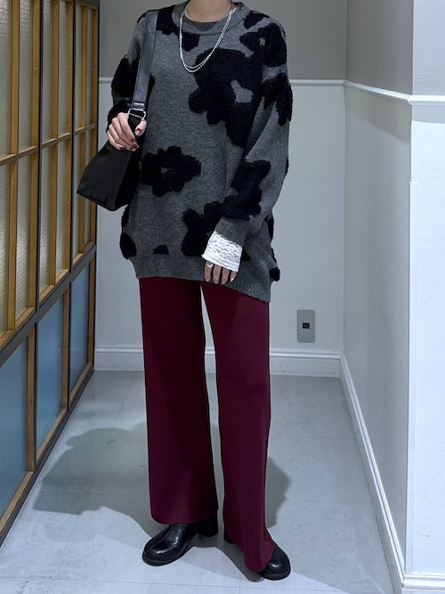 【新品未使用】BIBOJA フレアスラックス　赤 新品未使用】BIBOJA フレアスラックス 赤 - メルカリ