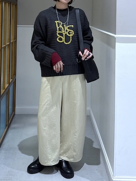 「LEPSIM（レプシィム）のアイテム（サンダル）」を使った、いつきさん（レディース・168cm）の秋コーディネート