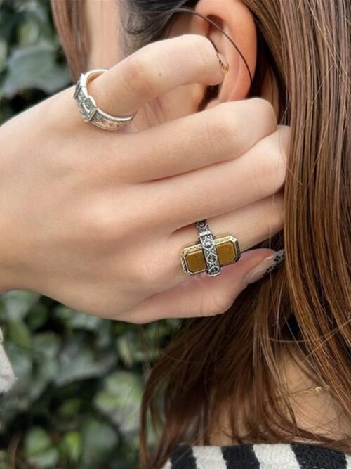 シルバーピンキーリング（リング）｜agete（アガット）の