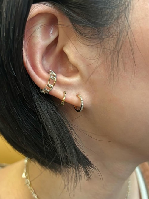 アガットK10ピアス(両耳) agete（アガット）の「K10ピアス（ピアス（両耳用））」 - WEAR