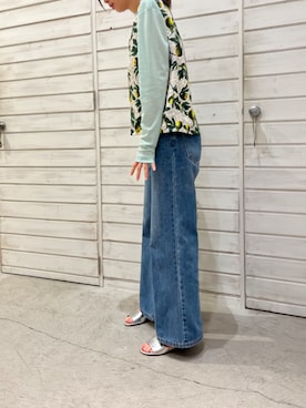 「FIL DE FER（フィルデフェール）のアイテム」を使った、uchiyama.さん（レディース・165cm）の春コーディネート