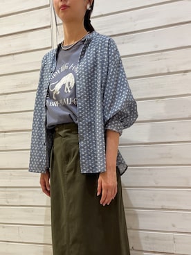 「FIL DE FER（フィルデフェール）のアイテム」を使った、uchiyama.さん（レディース・165cm）の秋コーディネート