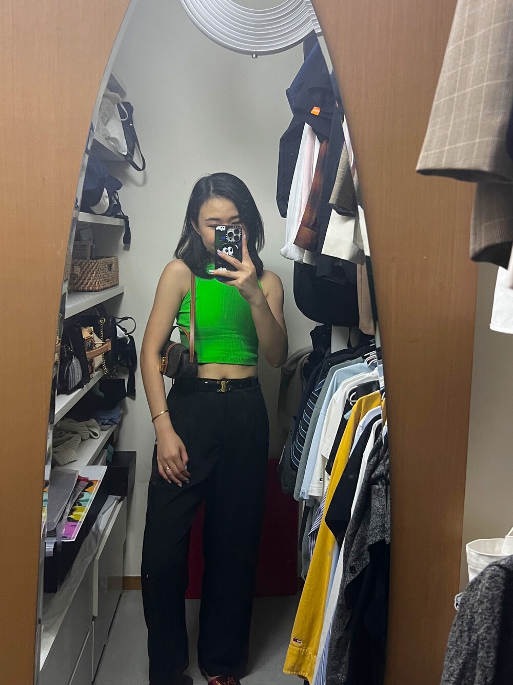 「アツいコーデ全部見せ、オトナカジュアル、今日のコーデ、ootd、夏コーデ」｜「ZARA KIDSのアイテム（タンクトップ、グリーン系）」を使った、stepthelook さん（レディース・163cm）の夏コーディネートの1枚目の写真