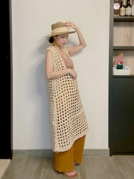 「saveもよろしくお願いします」｜sukileiさん（レディース・160cm）の夏コーディネート
