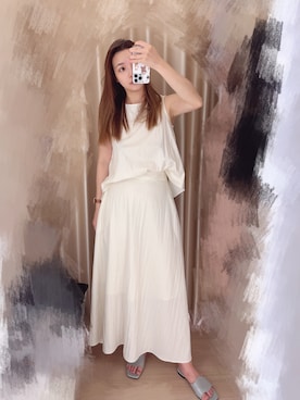 「今日のコスメと服」｜「アイテム（その他トップス）」を使った、sukileiさん（レディース・160cm）の夏コーディネート