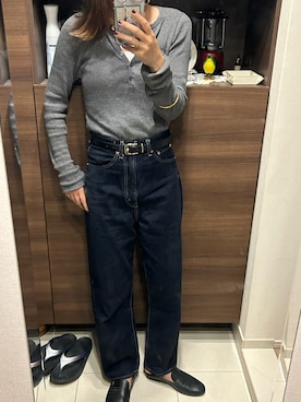 「SLOBE IENA（スローブイエナ）のアイテム（ニット/セーター）」を使った、Marinaさん（レディース・164cm）の秋コーディネート