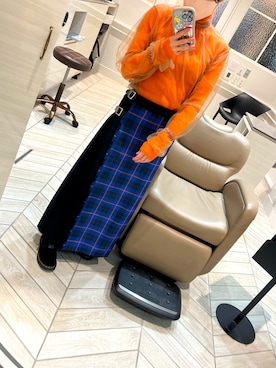 「Three Four Time（ｽﾘｰﾌｫｰﾀｲﾑ）のアイテム」を使った、yana.♡さん（レディース・156cm）の冬コーディネート