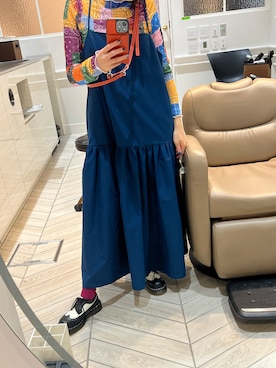 「JOURNAL STANDARD relume（ジャーナルスタンダード　レリューム）のアイテム（ワンピース/ドレス）」を使った、yana.♡さん（レディース・156cm）の秋コーディネート
