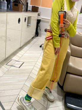「コードュロイパンツ」｜yana.♡さん（レディース・156cm）の秋コーディネート