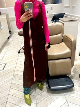 「BEAMS（ビームス）のアイテム（パンプス）」を使った、yana.♡さん（レディース・156cm）の冬コーディネート