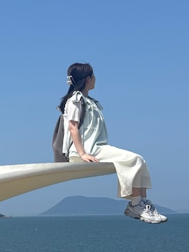 「ANEMONE（アネモネ）のアイテム」を使った、donさん（レディース・152cm）の夏コーディネート