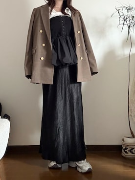 「アイテム（その他トップス）」を使った、donさん（レディース・152cm）の秋コーディネート