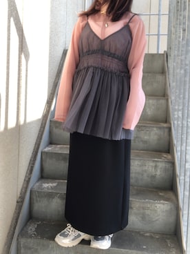 「loni（ロニ）のアイテム」を使った、donさん（レディース・151cm）の秋コーディネート