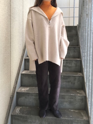 新品未使用⭐︎スローブイエナ　ダンボールニットブルゾン SLOBE IENA（スローブイエナ）の「ダンボールニットブルゾン