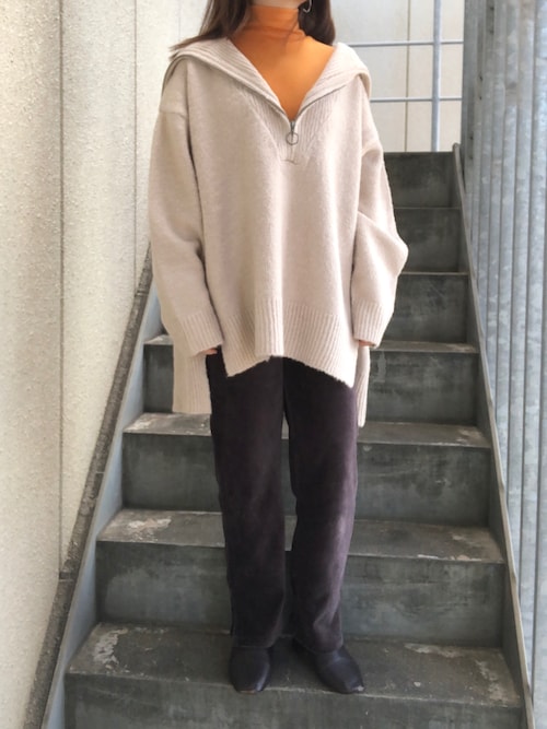 新品未使用⭐︎スローブイエナ　ダンボールニットブルゾン SLOBE IENA - SLOBE IENA ダンボールニットブルゾンの通販 by た