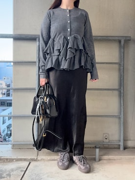 「アイテム（財布/小物）」を使った、donさん（レディース・152cm）の秋コーディネート