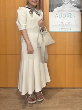 「スカーフ」｜「アイテム（バッグ）」を使った、donさん（レディース・151cm）の夏コーディネート