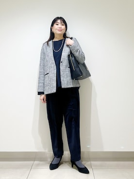 オダカオリさん(レディース・153cm)の冬コーディネート