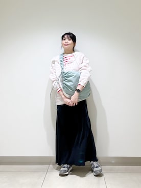 「RODE SKO（ロデスコ）のアイテム」を使った、おださん（レディース・153cm）の春コーディネート