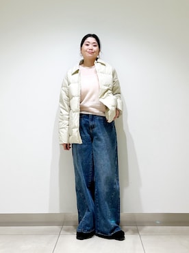 「アイテム（その他アウター）」を使った、オダカオリさん（レディース・153cm）の秋コーディネート