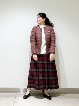 「アイテム（その他アウター）」を使った、オダカオリさん（レディース・153cm）の秋コーディネート