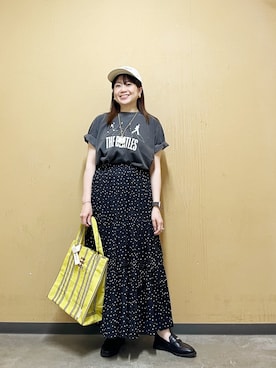 「GOOD ROCK SPEED（グッドロックスピード）のアイテム」を使った、おださん（レディース・153cm）の春コーディネート