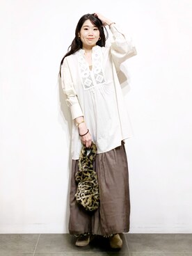 「KBF（ケイビーエフ）のアイテム（その他）」を使った、おださん（レディース・154cm）の夏コーディネート