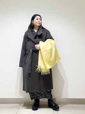 「アイテム（その他アウター）」を使った、オダカオリさん（レディース・153cm）の秋コーディネート