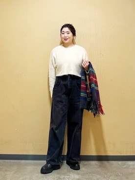 オダカオリさん（レディース・153cm）の冬コーディネート