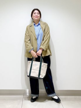「アイテム（その他アウター）」を使った、オダカオリさん（レディース・153cm）の夏コーディネート