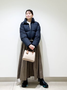 オダカオリさん(レディース・153cm)の冬コーディネート