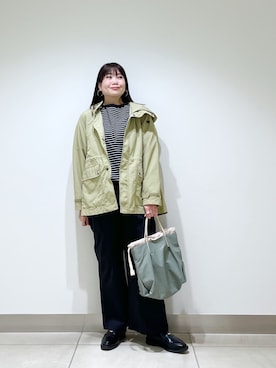 「RODE SKO（ロデスコ）のアイテム（バッグ）」を使った、おださん（レディース・153cm）の春コーディネート