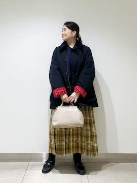 「アイテム（その他アウター）」を使った、オダカオリさん（レディース・153cm）の秋コーディネート