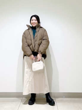 「アイテム（その他アウター）」を使った、オダカオリさん（レディース・153cm）の秋コーディネート