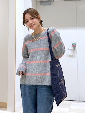 「アイテム（シュシュ）」を使った、きょんさん（レディース・155cm・30代）の秋コーディネート