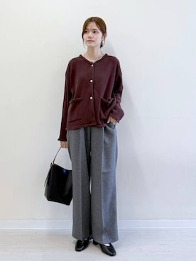 「アイテム（ネックレス）」を使った、きょんさん（レディース・155cm・30代）の秋コーディネート