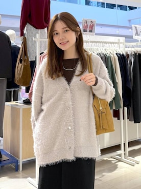 「アイテム（ボストンバッグ）」を使った、きょんさん（レディース・155cm・30代）の秋コーディネート