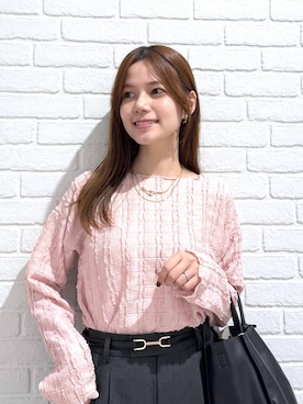 「GLOBAL WORK（グローバルワーク）のアイテム（ベルト）」を使った、きょんさん（レディース・155cm）の秋コーディネート