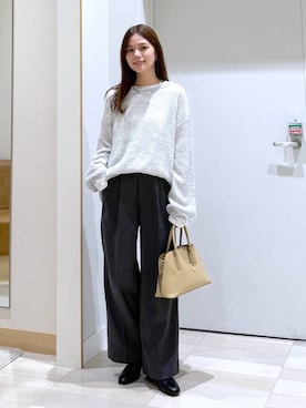 「ウエストゴム」｜きょんさん（レディース・155cm）の秋コーディネート