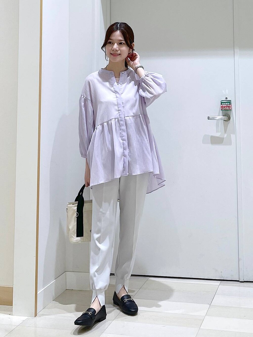 リラックススマートジョグパンツ/284682を使った人気ファッション