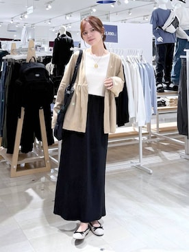 「アイテム（バレエシューズ）」を使った、きょんさん（レディース・155cm・30代）の秋コーディネート